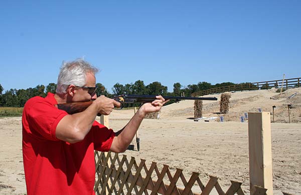 Shooting Purdey Double Rifle - Weber at Vintage Cup 2007